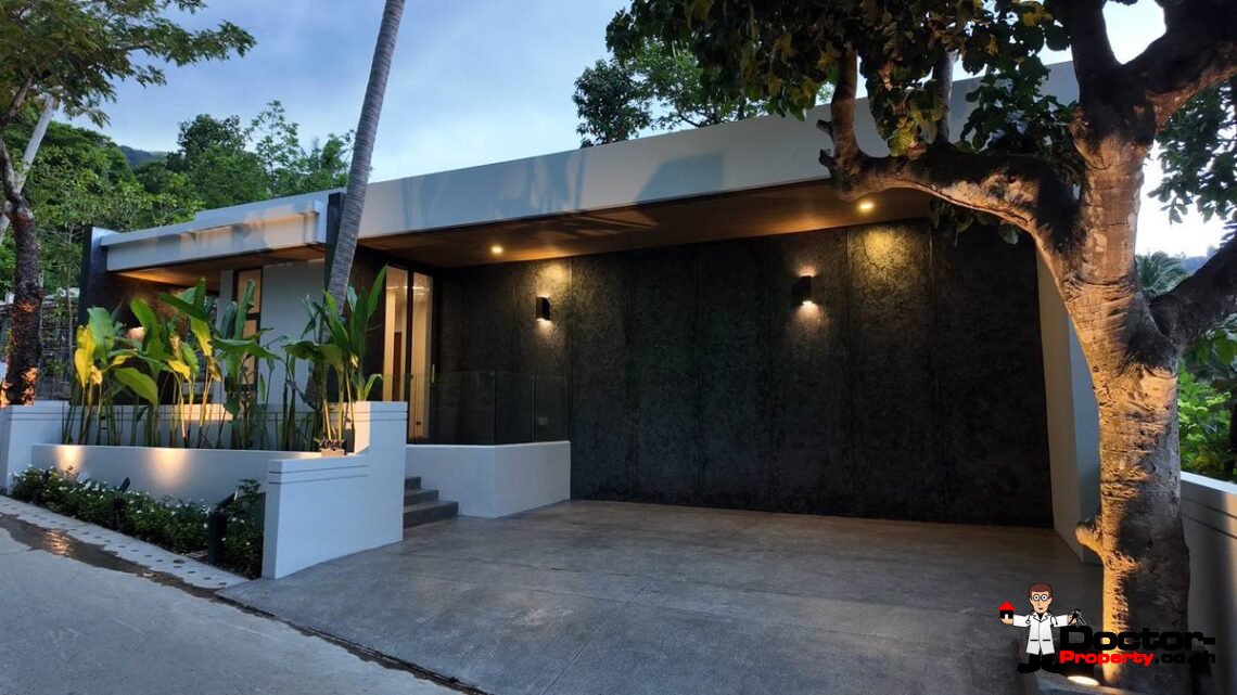 New 3-5 Bedroom Private Pool Villa with Mountain View in Lamai, Koh Samui – For Sale